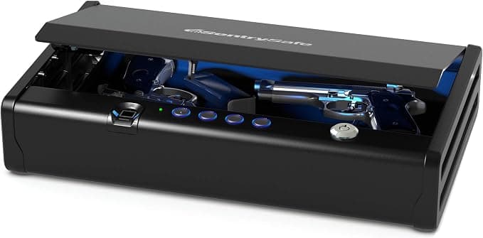 SentrySafe QAP2BLX Biometric Handgun Safe