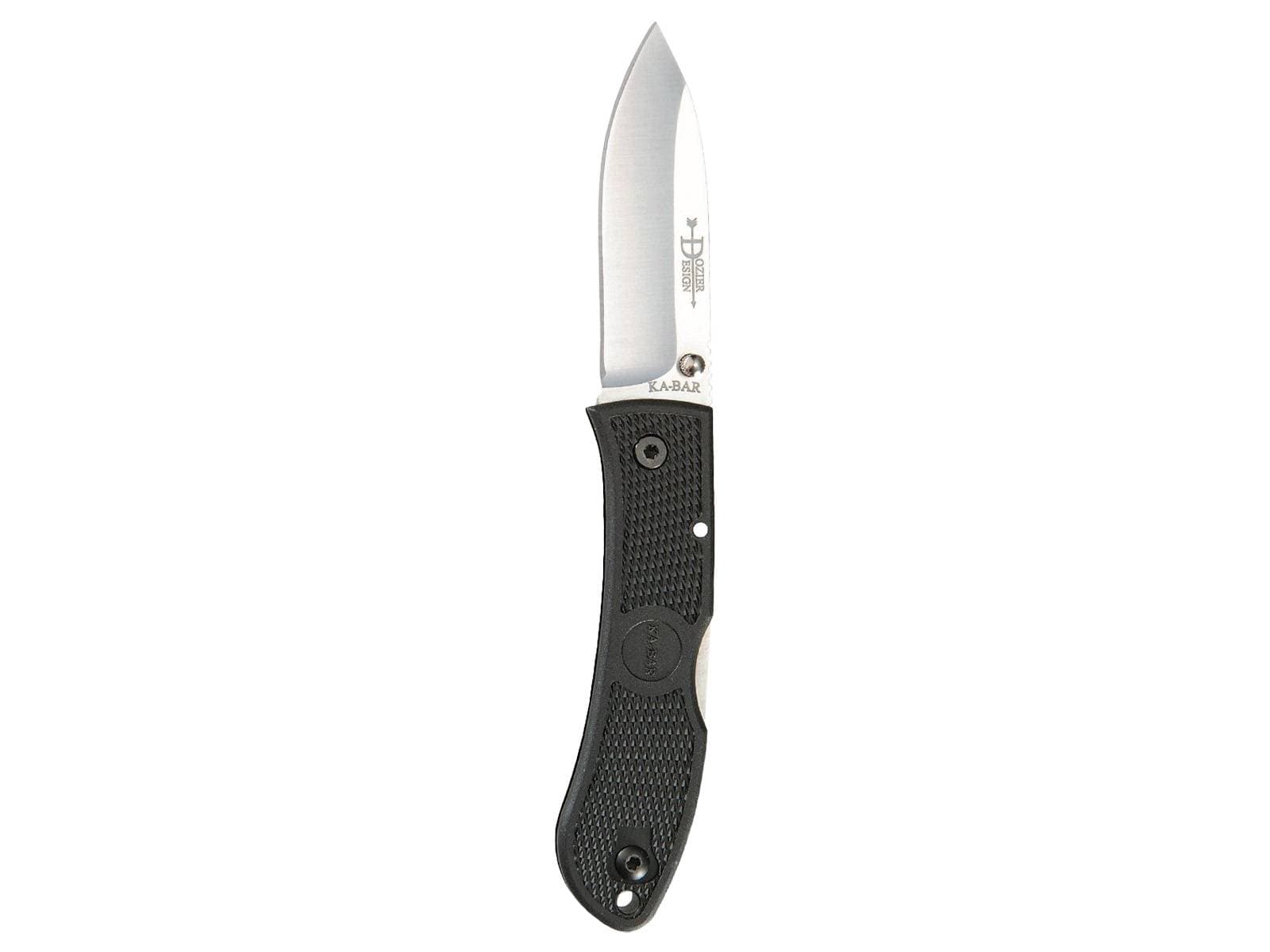 Ka-Bar Dozier 3" Folding Hunter Knife (Black)