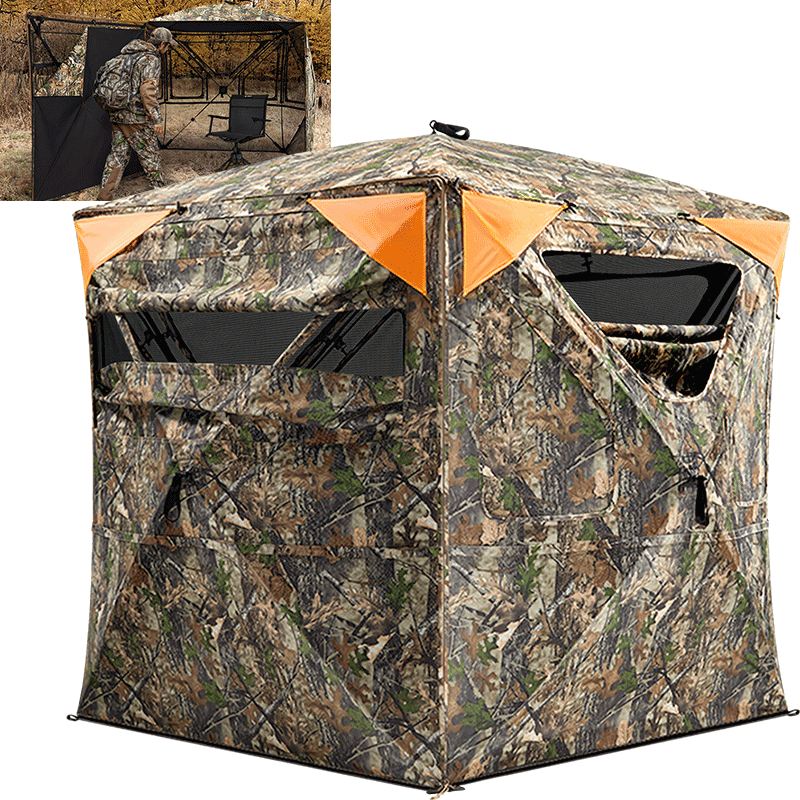 TIDEWE Vis360 See-Through Ground Blind (2-4 Person)