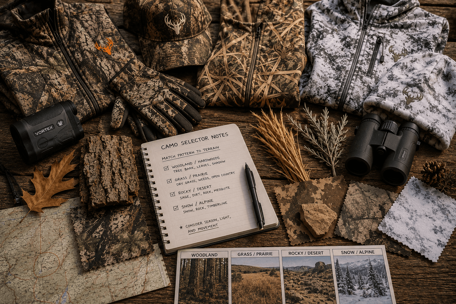 Camo pattern selector