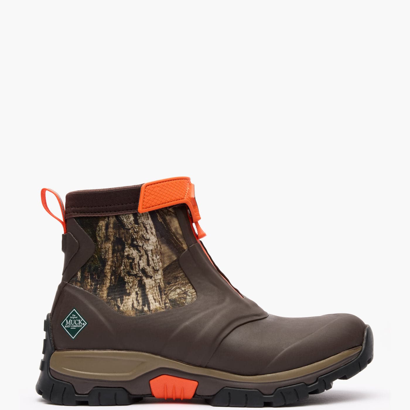 Muck Apex Mid Zip Ankle Boot, Mossy Oak Breakup Country