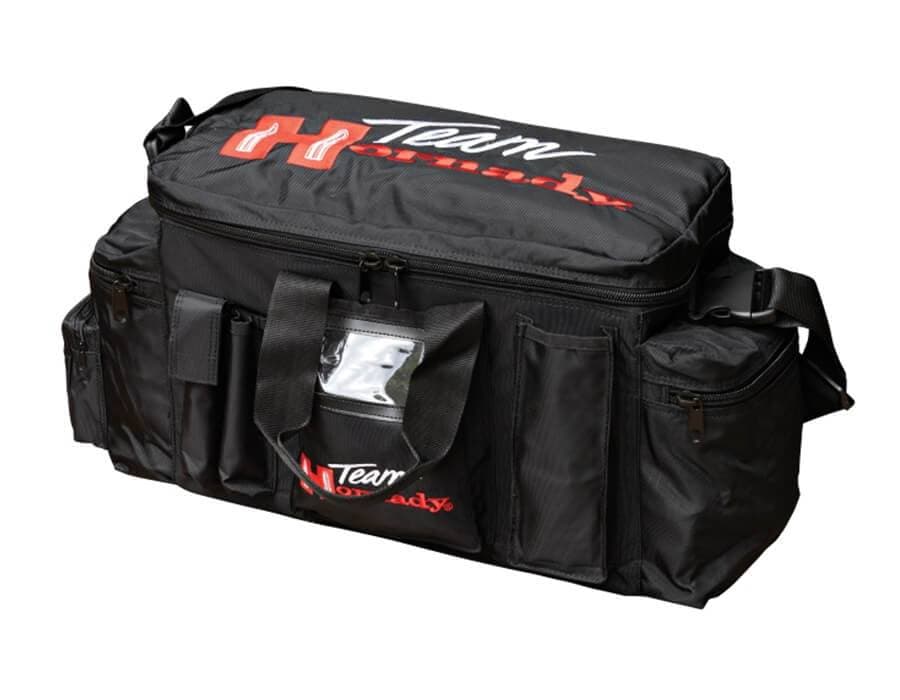 Team Hornady Lockable Nylon Range Bag (Black with Red Logo)