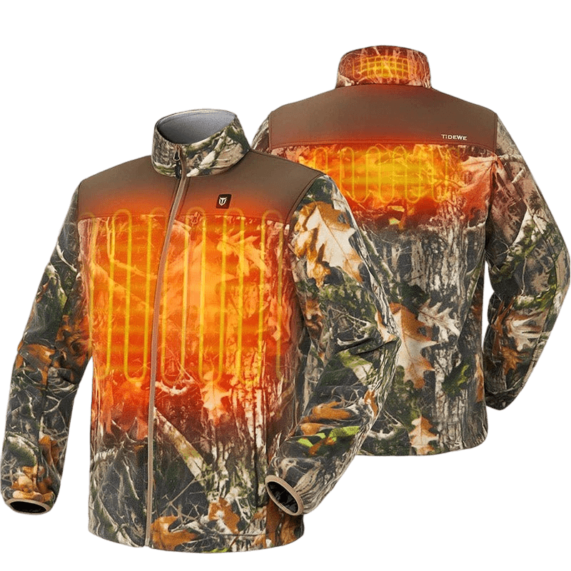 TIDEWE Heated Fleece Jacket with Battery Pack