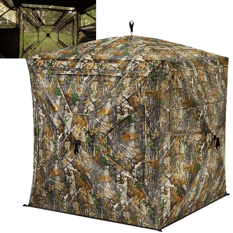 TIDEWE VisST 270° See-Through Blind with Silent Magnetic Door